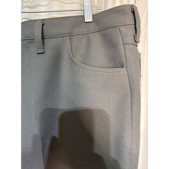 Wrangler Mens Gray Classic Fit Inseam Waist Polyester Vintage Retro Cowboy Wear - Picture 3 of 7